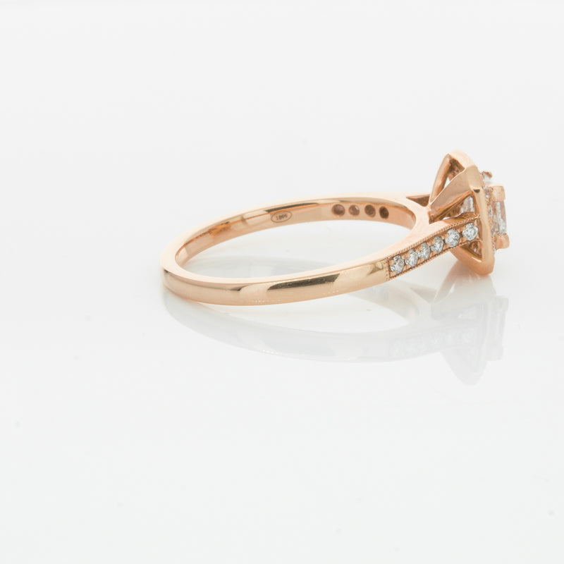 18ct Rose Gold .50ct Diamond Mandalay Ring-Ring-Walker & Hall