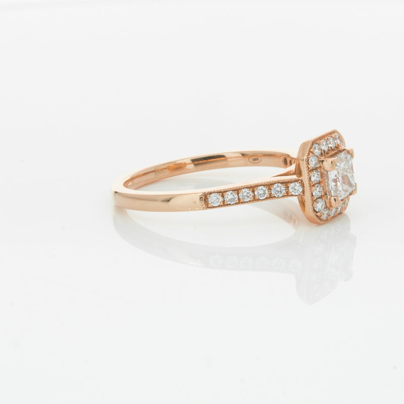 18ct Rose Gold .50ct Diamond Mandalay Ring-Ring-Walker & Hall