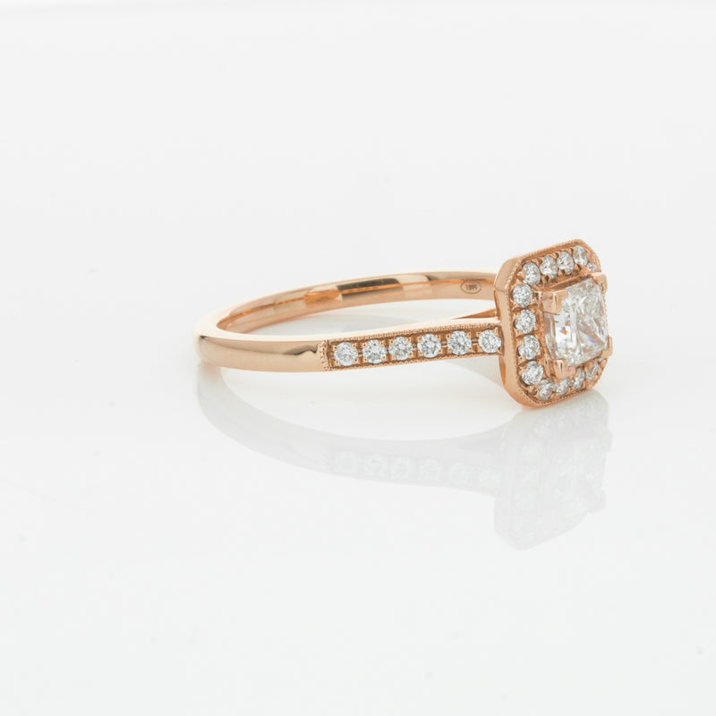 18ct Rose Gold .50ct Diamond Mandalay Ring-Ring-Walker & Hall