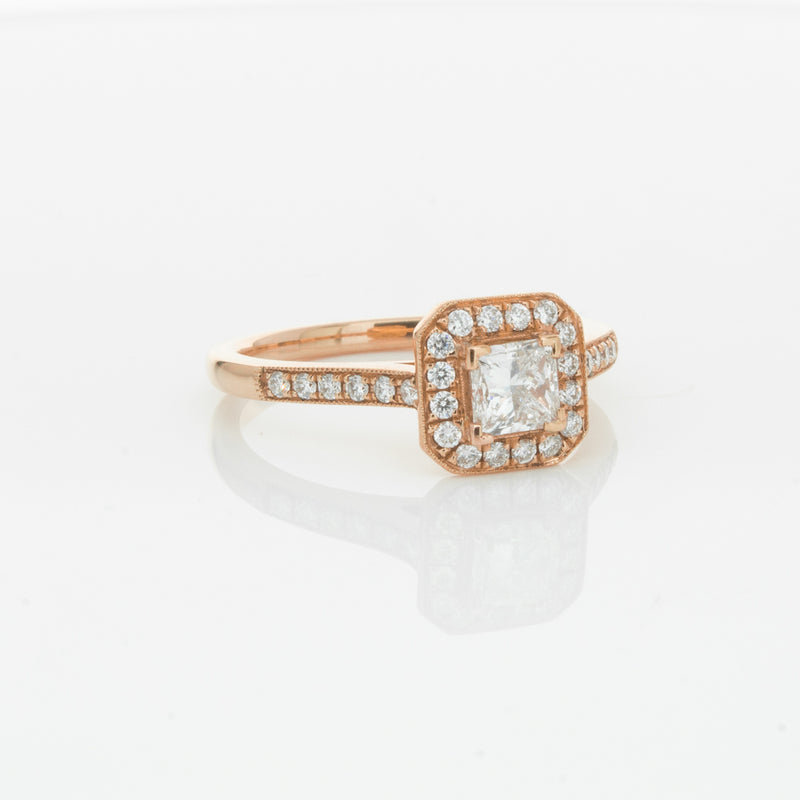 18ct Rose Gold .50ct Diamond Mandalay Ring-Ring-Walker & Hall
