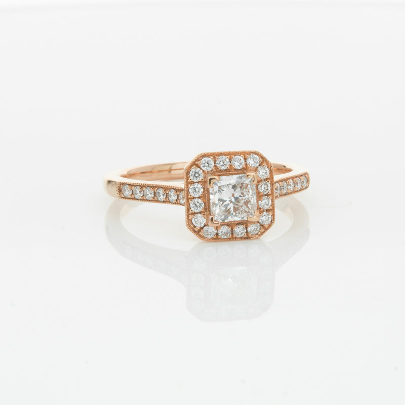 18ct Rose Gold .50ct Diamond Mandalay Ring-Ring-Walker & Hall