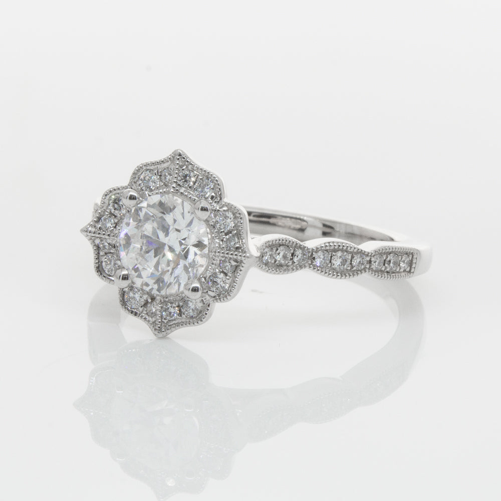 18ct White Gold .73ct Diamond Paramount Ring-Ring-Walker & Hall