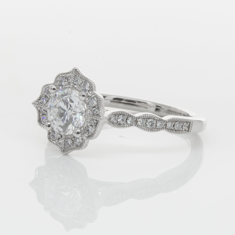 18ct White Gold .73ct Diamond Paramount Ring-Ring-Walker & Hall