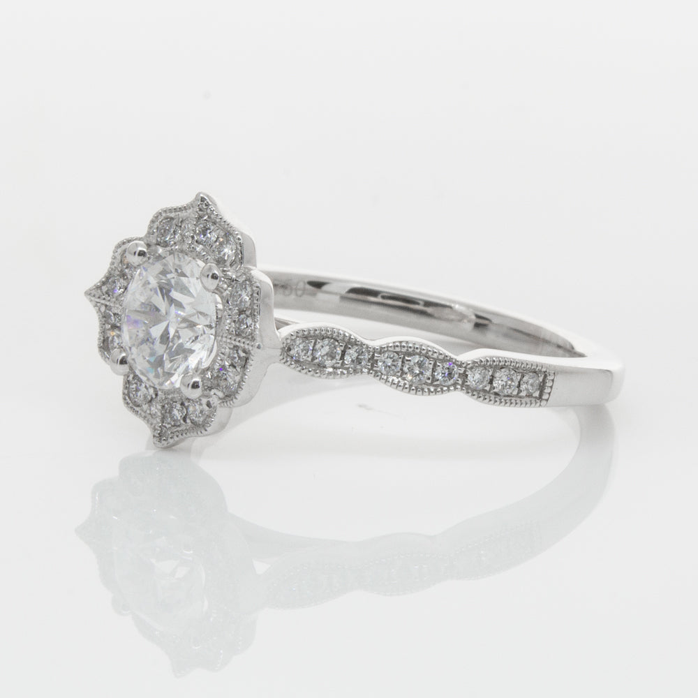 18ct White Gold .73ct Diamond Paramount Ring-Ring-Walker & Hall