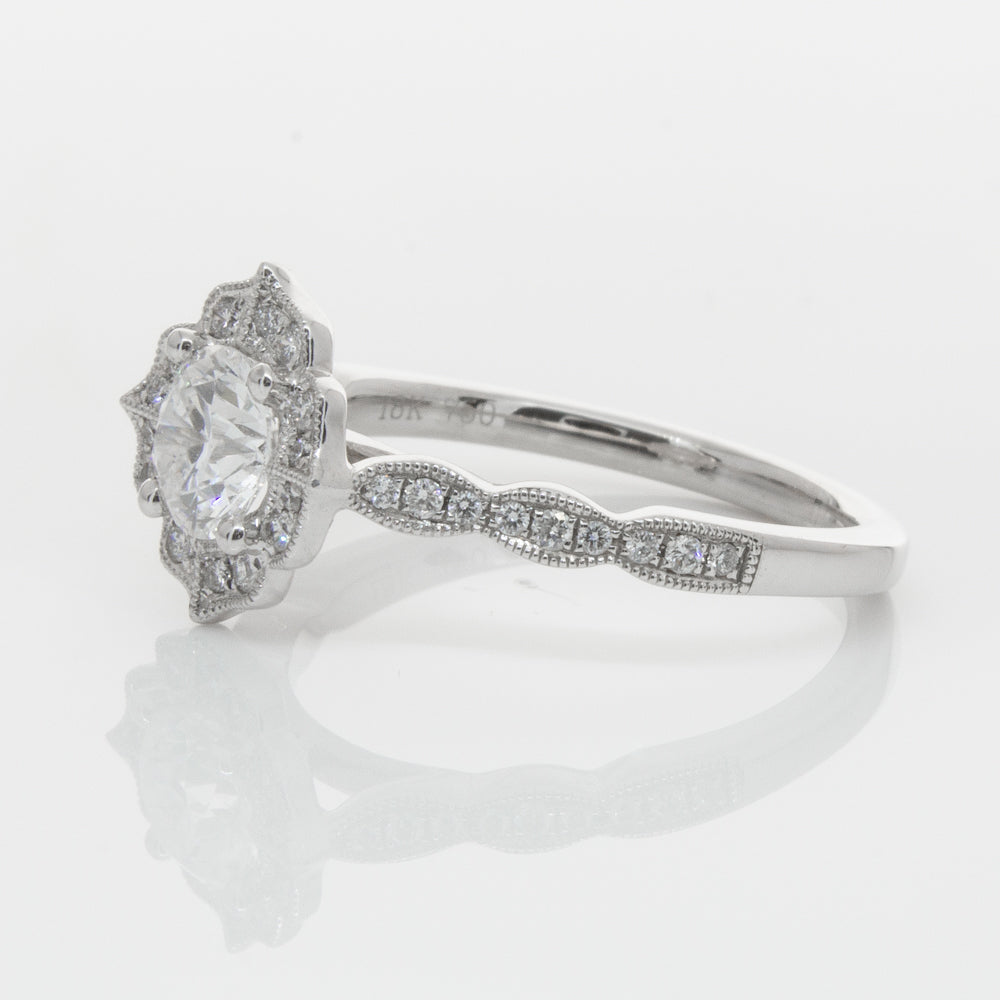 18ct White Gold .73ct Diamond Paramount Ring-Ring-Walker & Hall