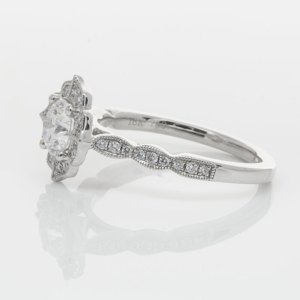 18ct White Gold .73ct Diamond Paramount Ring-Ring-Walker & Hall