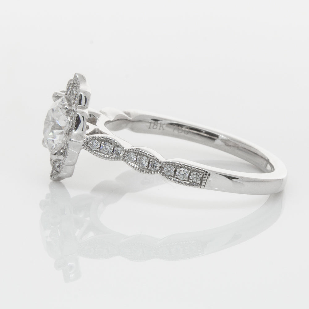 18ct White Gold .73ct Diamond Paramount Ring-Ring-Walker & Hall