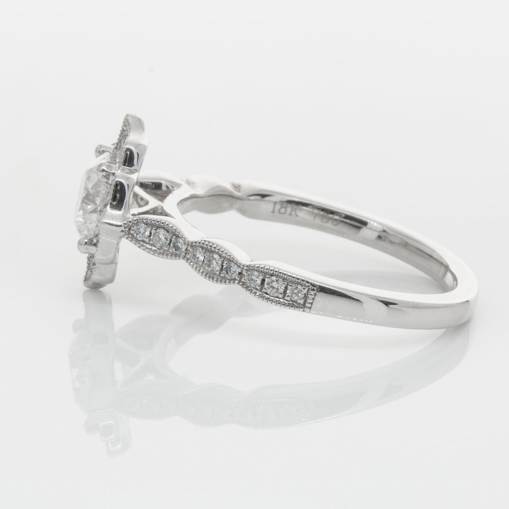 18ct White Gold .73ct Diamond Paramount Ring-Ring-Walker & Hall