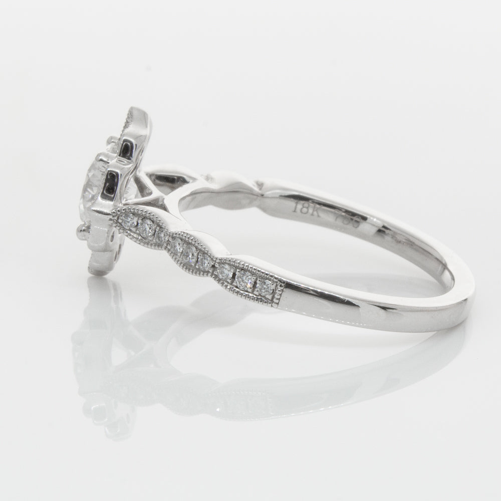 18ct White Gold .73ct Diamond Paramount Ring-Ring-Walker & Hall