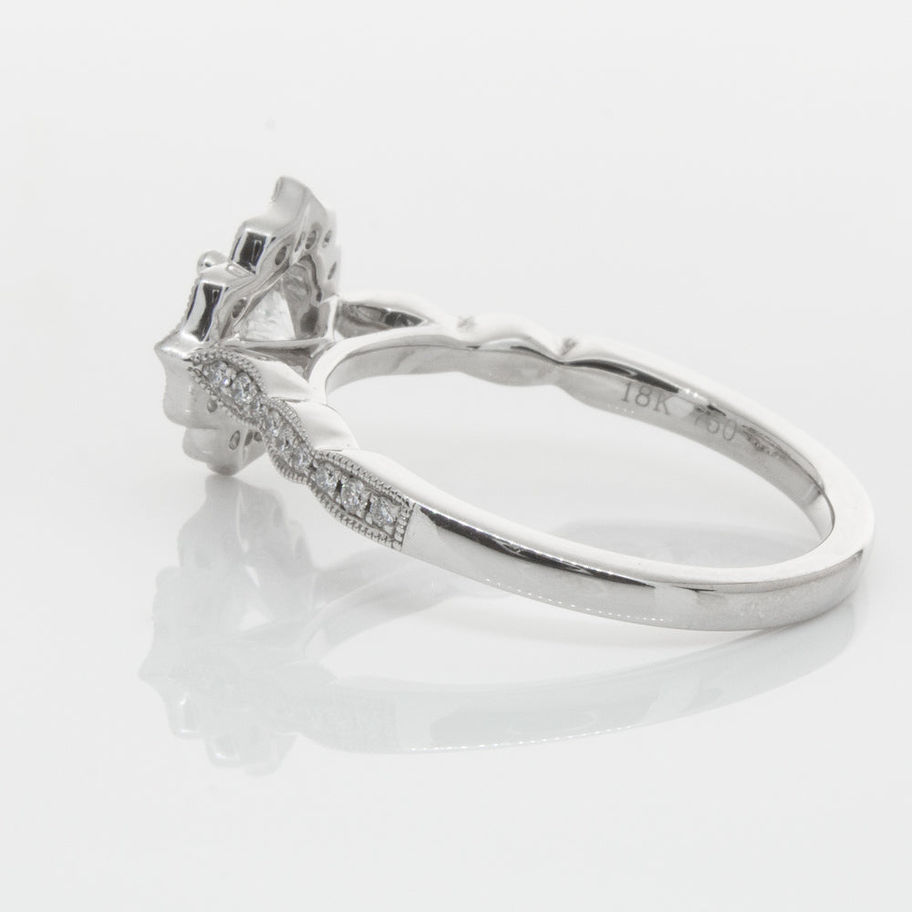 18ct White Gold .73ct Diamond Paramount Ring-Ring-Walker & Hall