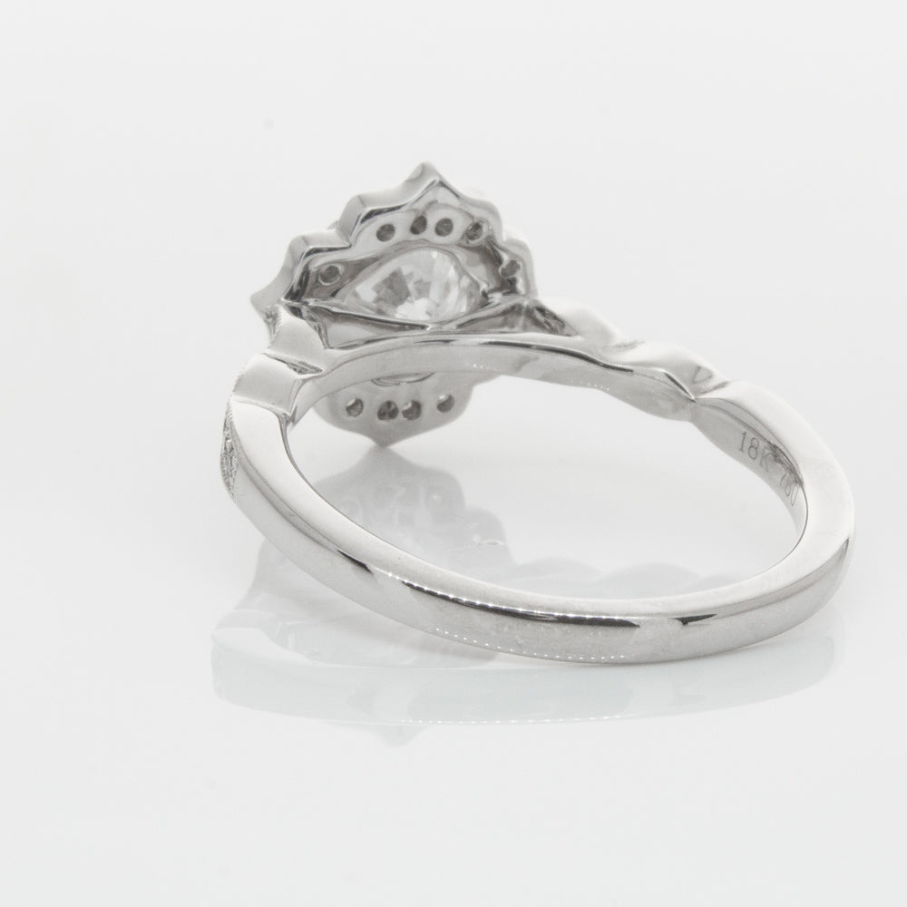 18ct White Gold .73ct Diamond Paramount Ring-Ring-Walker & Hall