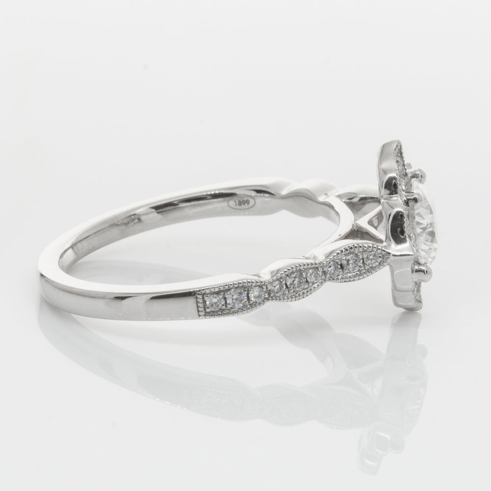18ct White Gold .73ct Diamond Paramount Ring-Ring-Walker & Hall