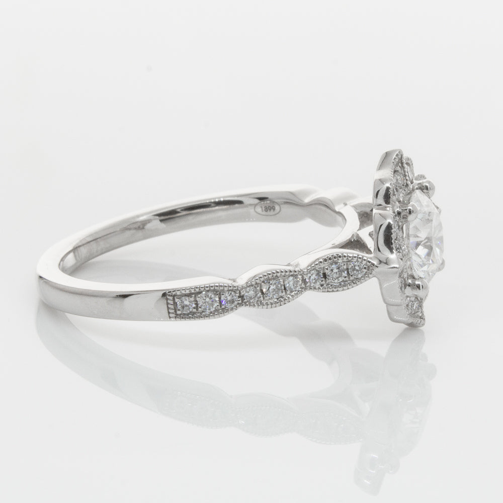 18ct White Gold .73ct Diamond Paramount Ring-Ring-Walker & Hall