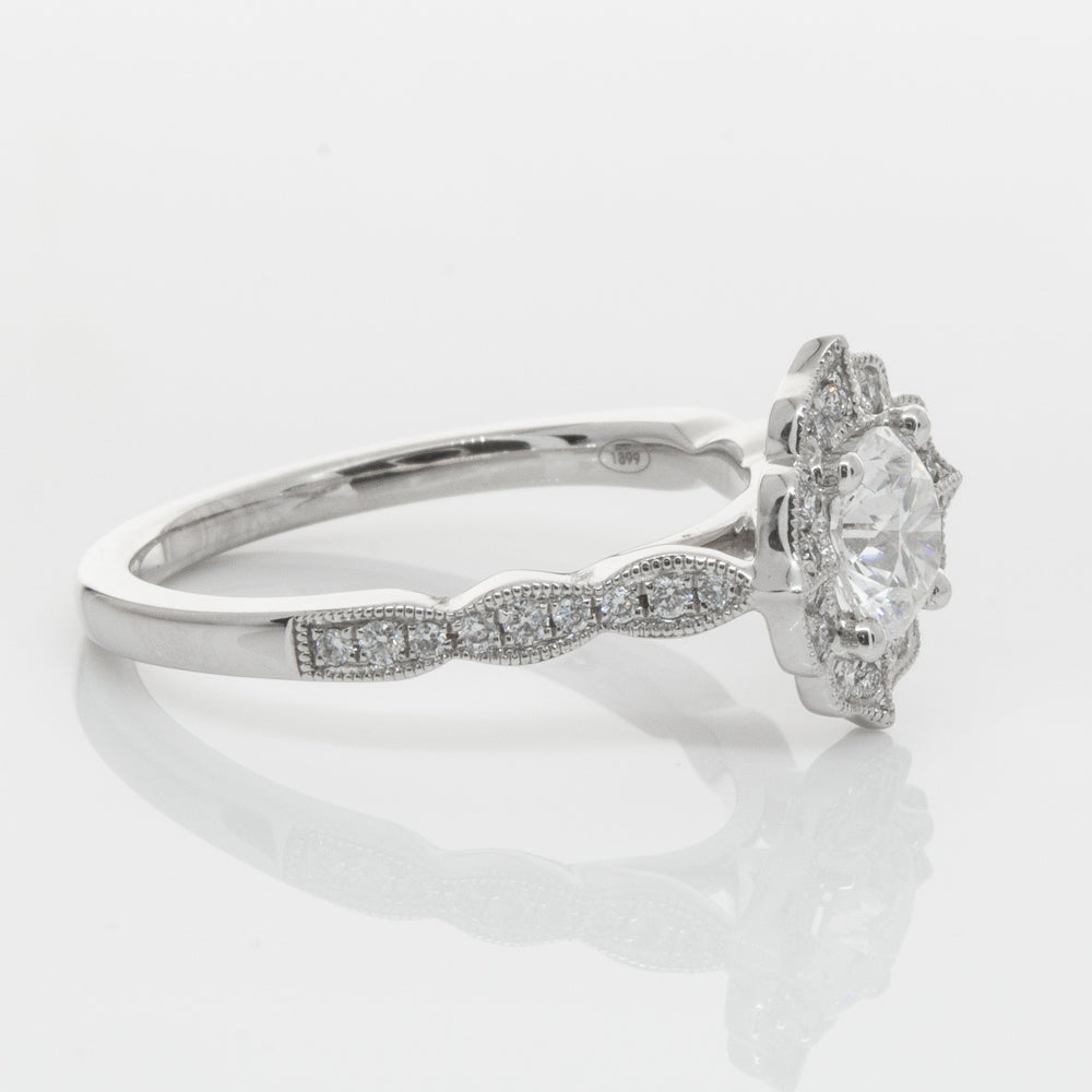 18ct White Gold .73ct Diamond Paramount Ring-Ring-Walker & Hall