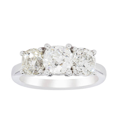 18ct White Gold Diamond Ring-Ring-Walker & Hall