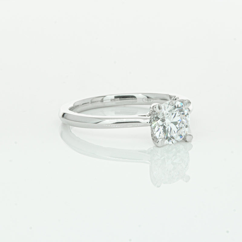 18ct White Gold 1.01ct Flawless Diamond Ring-Ring-Walker & Hall