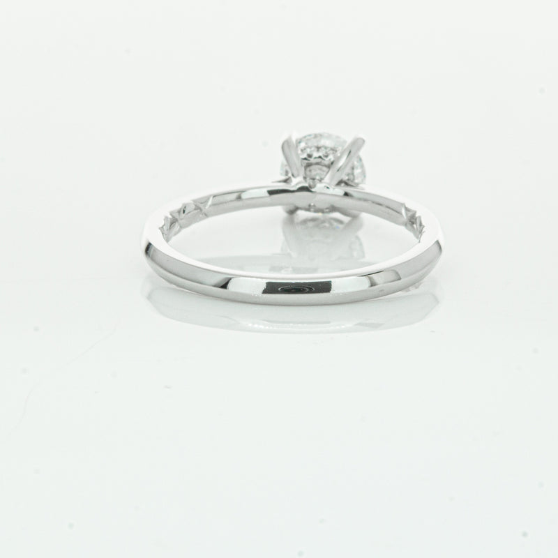 18ct White Gold 1.01ct Flawless Diamond Ring-Ring-Walker & Hall