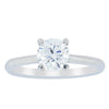 18ct White Gold 1.01ct Flawless Diamond Ring-Ring-Walker & Hall