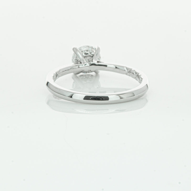 18ct White Gold 1.01ct Flawless Diamond Ring-Ring-Walker & Hall