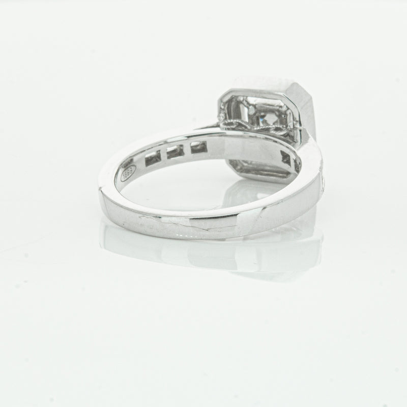 18ct White Gold Diamond Baguette Cut Ring-Ring-Walker & Hall
