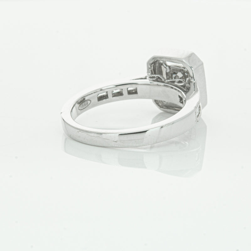 18ct White Gold Diamond Baguette Cut Ring-Ring-Walker & Hall