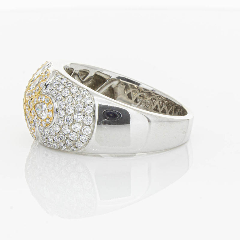 18ct White & Rose Gold 1.43ct Diamond Ring-Ring-Walker & Hall