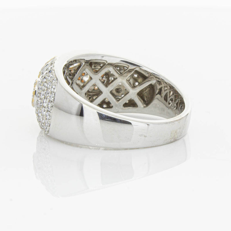 18ct White & Rose Gold 1.43ct Diamond Ring-Ring-Walker & Hall