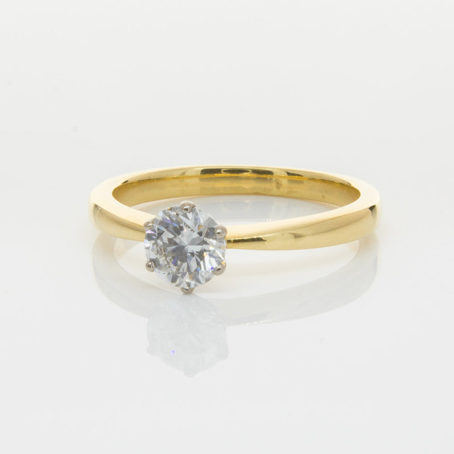 18ct Yellow Gold .70ct Diamond Nova Ring-Ring-Walker & Hall