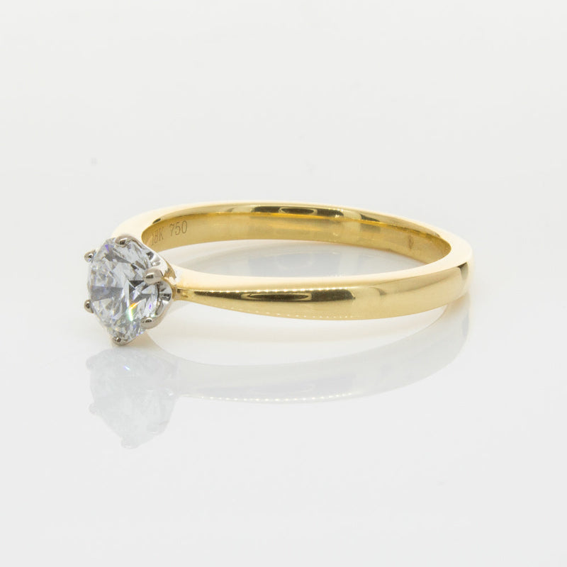 18ct Yellow Gold .70ct Diamond Nova Ring-Ring-Walker & Hall