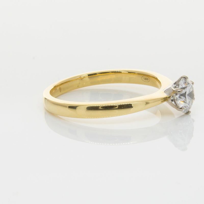 18ct Yellow Gold .70ct Diamond Nova Ring-Ring-Walker & Hall