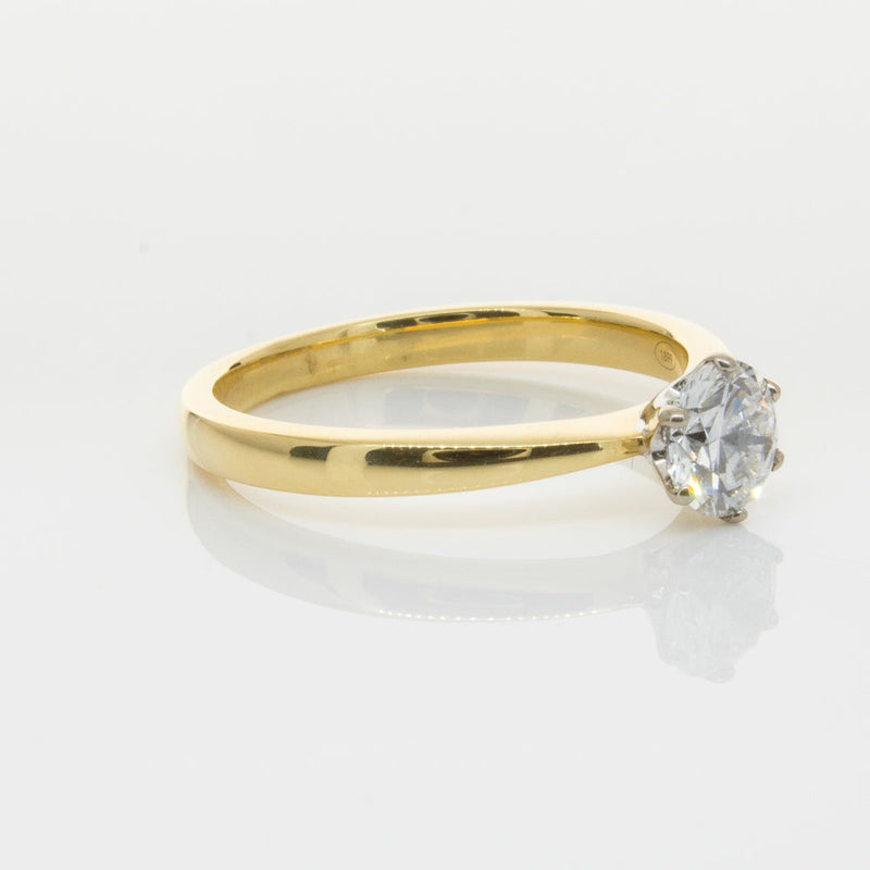 18ct Yellow Gold .70ct Diamond Nova Ring-Ring-Walker & Hall