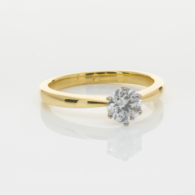 18ct Yellow Gold .70ct Diamond Nova Ring-Ring-Walker & Hall