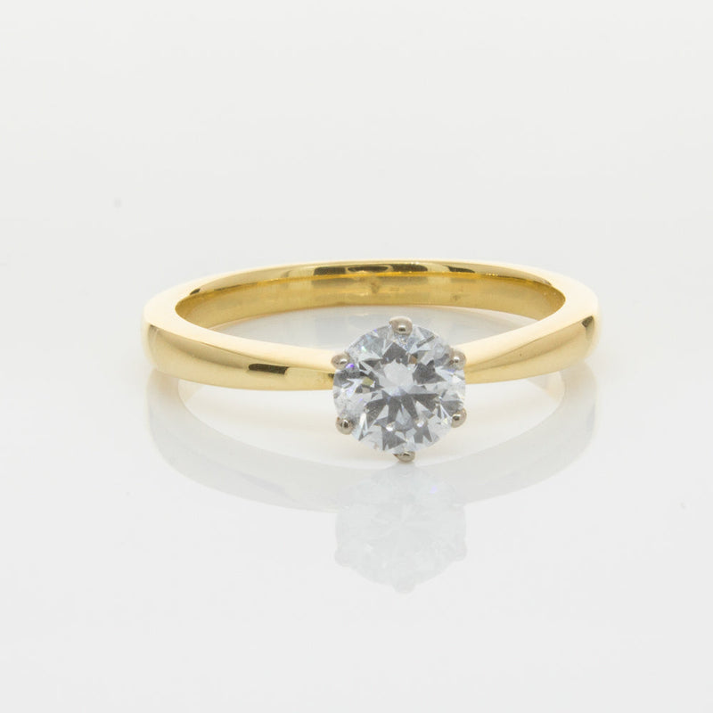 18ct Yellow Gold .70ct Diamond Nova Ring-Ring-Walker & Hall