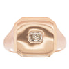 14ct Rose Gold Diamond Mens Signet Ring-Ring-Walker & Hall