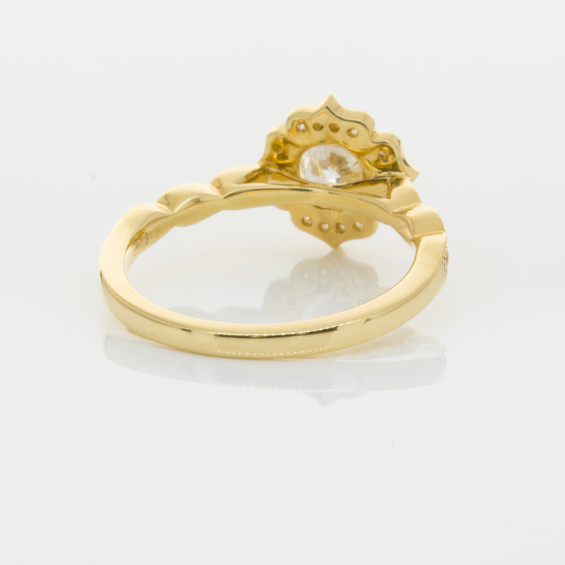 18ct Yellow Gold .59ct Diamond Paramount Ring-Ring-Walker & Hall