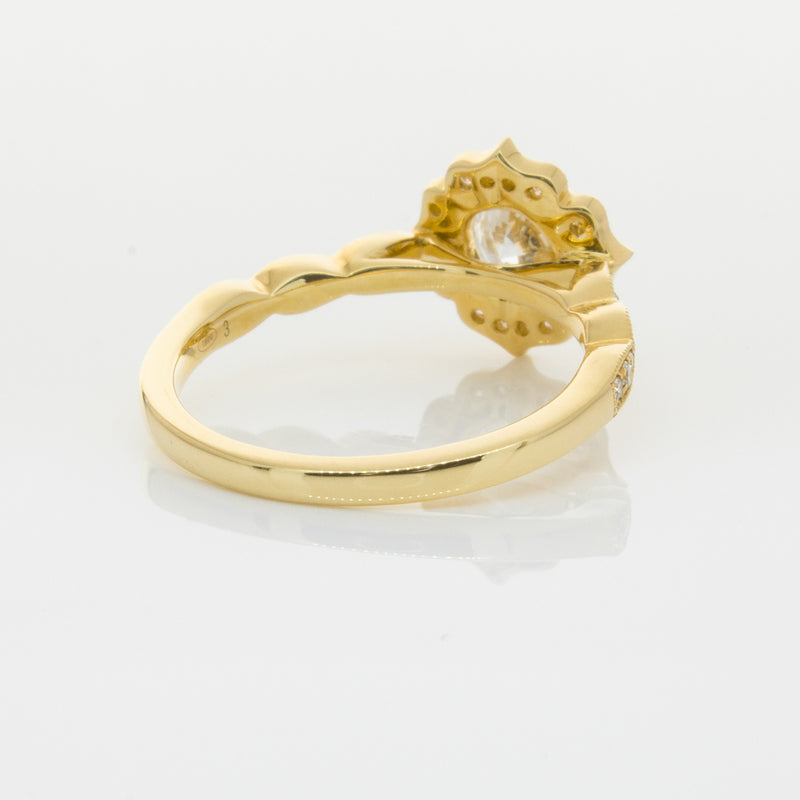 18ct Yellow Gold .59ct Diamond Paramount Ring-Ring-Walker & Hall