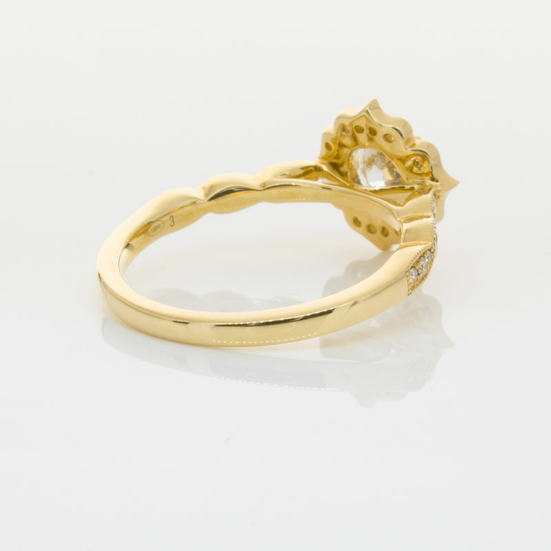 18ct Yellow Gold .59ct Diamond Paramount Ring-Ring-Walker & Hall