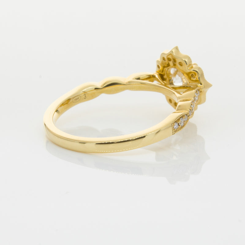 18ct Yellow Gold .59ct Diamond Paramount Ring-Ring-Walker & Hall