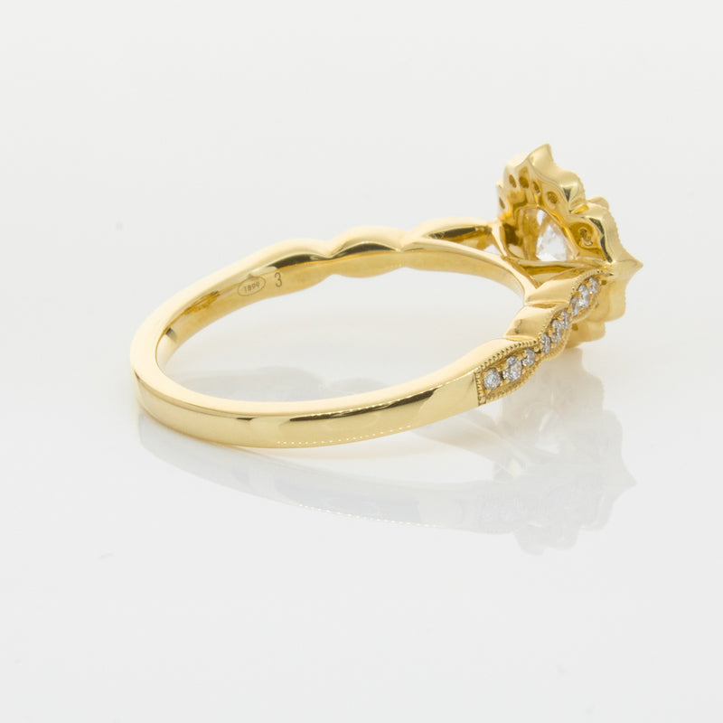 18ct Yellow Gold .59ct Diamond Paramount Ring-Ring-Walker & Hall