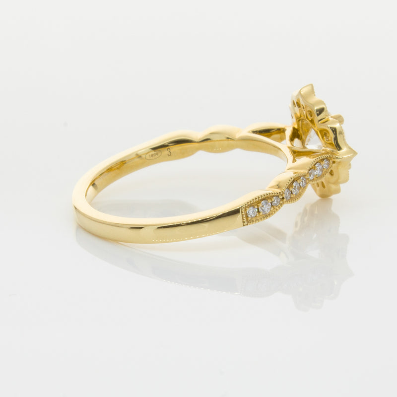 18ct Yellow Gold .59ct Diamond Paramount Ring-Ring-Walker & Hall