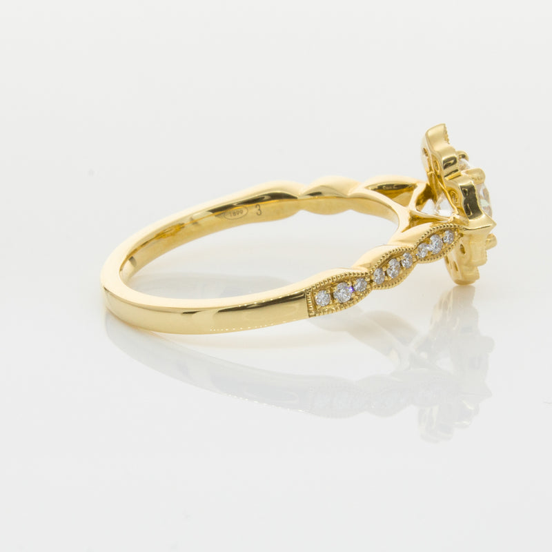 18ct Yellow Gold .59ct Diamond Paramount Ring-Ring-Walker & Hall