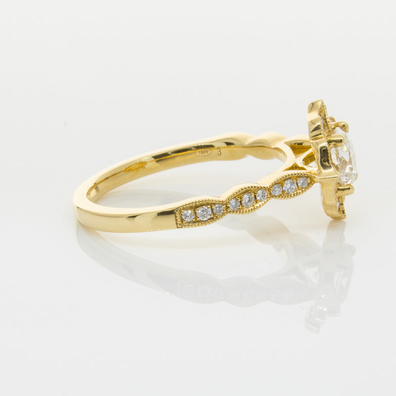 18ct Yellow Gold .59ct Diamond Paramount Ring-Ring-Walker & Hall