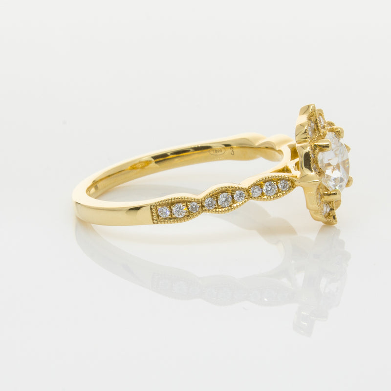 18ct Yellow Gold .59ct Diamond Paramount Ring-Ring-Walker & Hall
