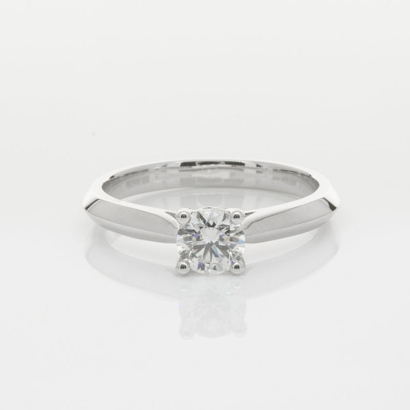 18ct White Gold .50ct Diamond Venetian Ring-Ring-Walker & Hall
