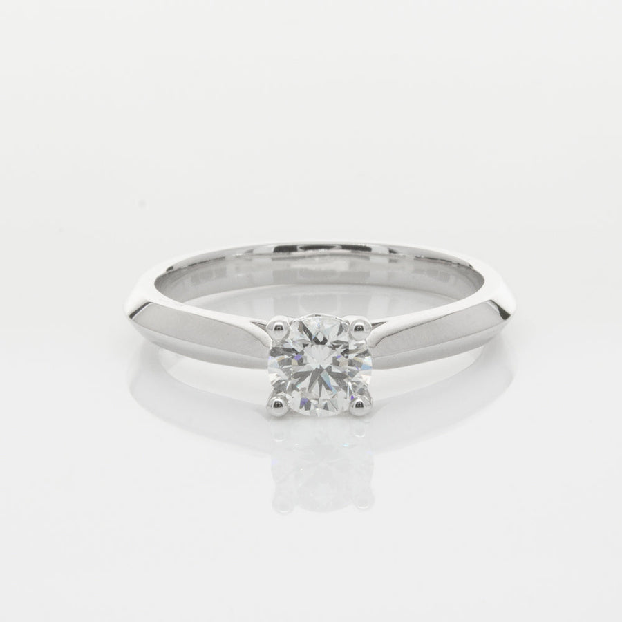 18ct White Gold .50ct Diamond Venetian Ring-Ring-Walker & Hall