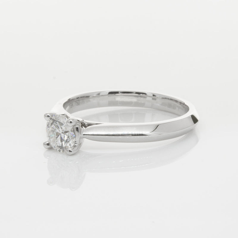 18ct White Gold .50ct Diamond Venetian Ring-Ring-Walker & Hall