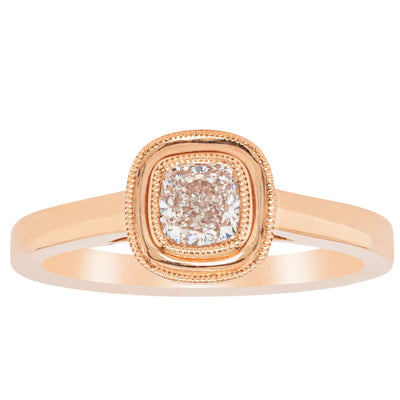 18ct Rose Gold Diamond Windsor Ring-Ring-Walker & Hall