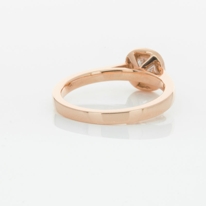18ct Rose Gold Diamond Windsor Ring-Ring-Walker & Hall