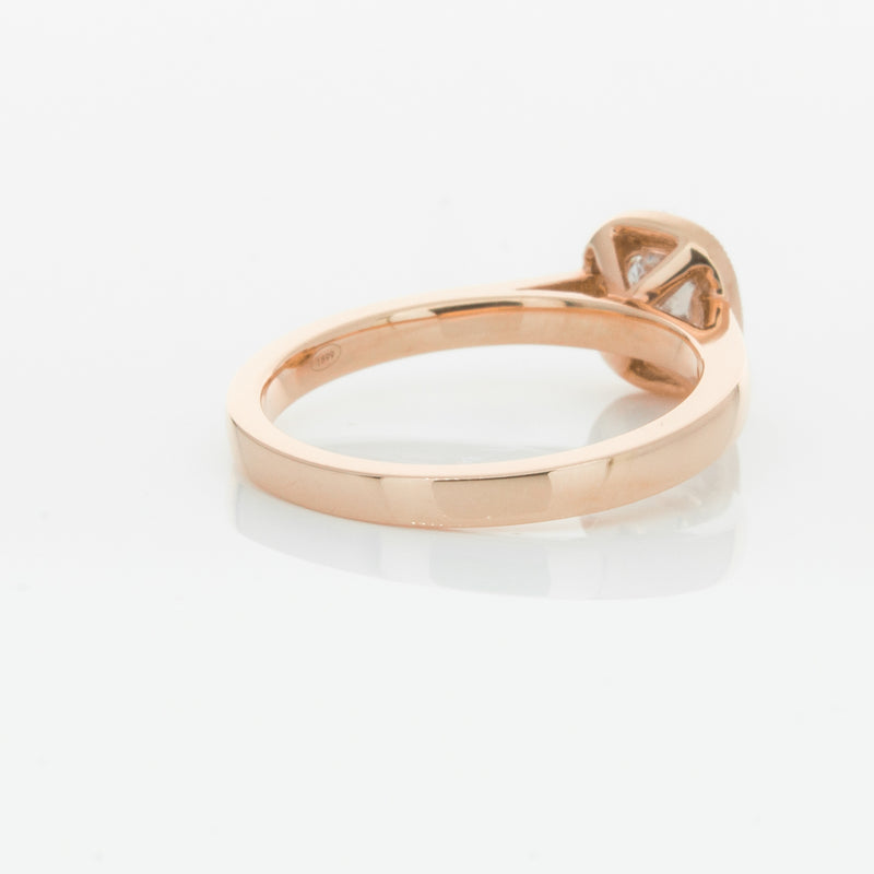 18ct Rose Gold Diamond Windsor Ring-Ring-Walker & Hall