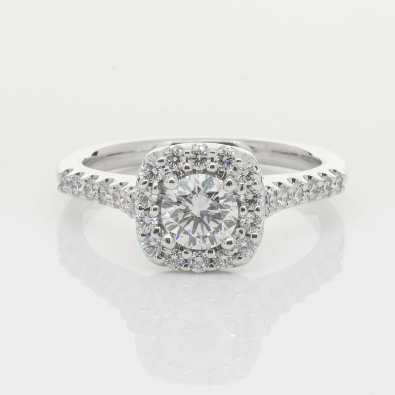 18ct White Gold .50ct Diamond Manhattan Ring-Ring-Walker & Hall